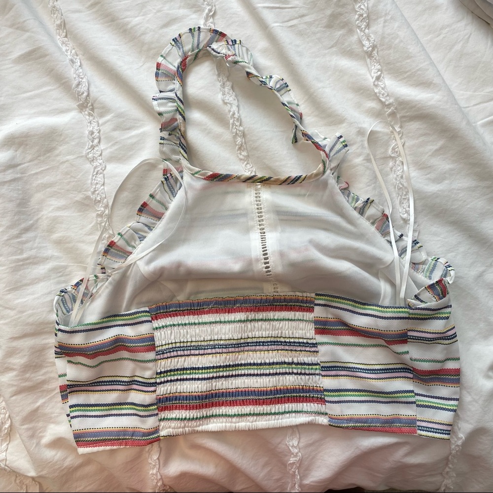Striped Halter Set - Picture 2 of 5